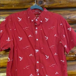 Denim&flowers button down